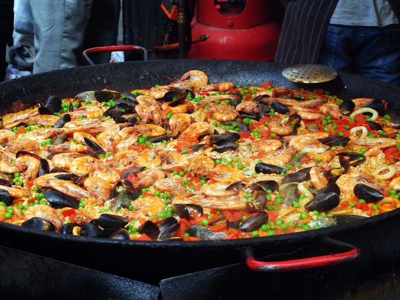 PAELLA VALENCIANA DE MARISCO — Pesco & Go Pescado a domicilio