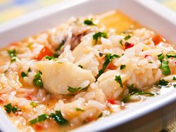 ARROZ CON BACALAO A LA PORTUGUESA
