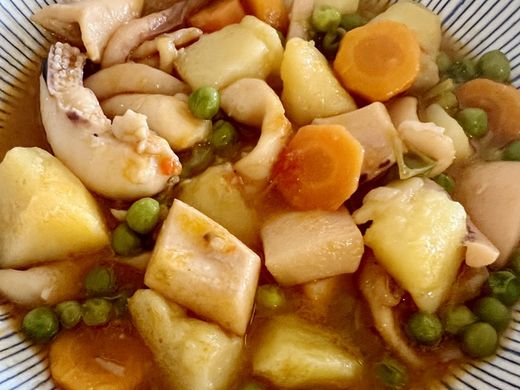 ESTOFADO DE SEPIA: RECETA
