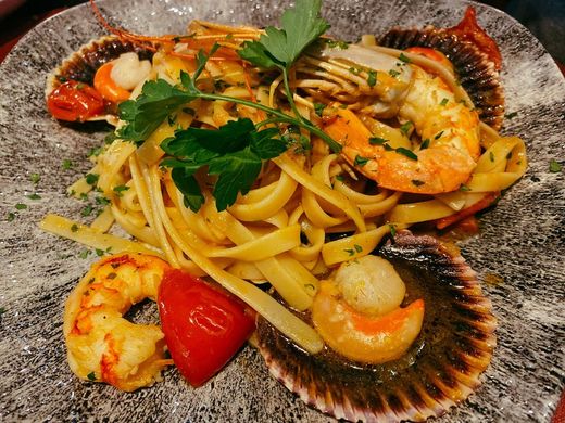 LINGUINE FRUTTI DI MARE: RECETA