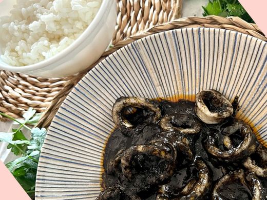 CALAMAR EN SU TINTA: RECETA