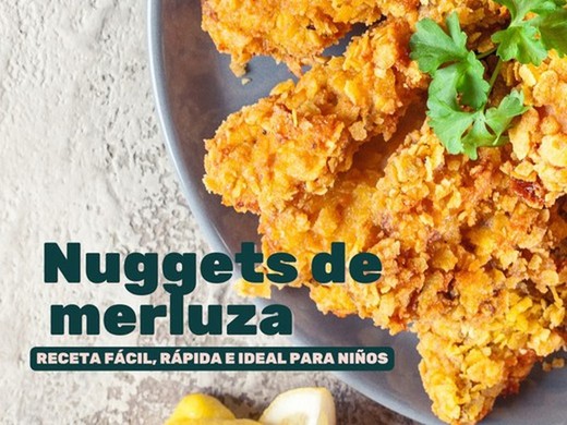 NUGGETS DE MERLUZA IDEAL PARA PEQUES