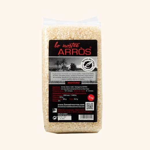 Arroz Marisma Delta del Ebro. 1kg