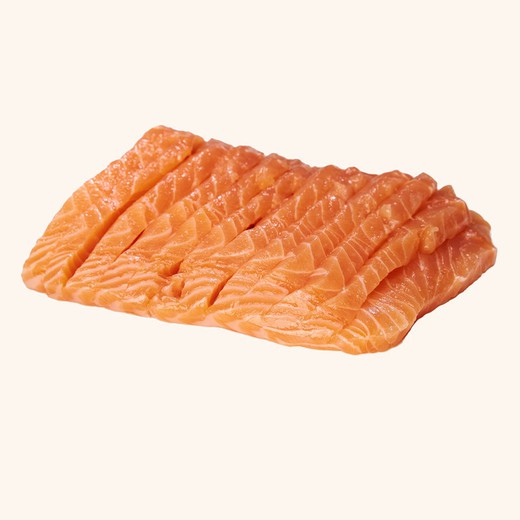 Sashimi de salmón. 180gr