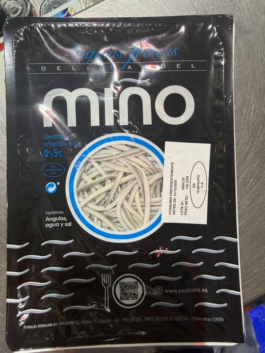 Angulas Fresca del Miño Cocida 100gr