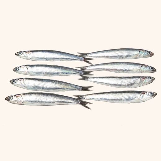 Boquerón limpio  sin cabeza y tripa. 500gr en neto