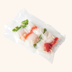 Merluza y langostino Brochetas  2 uni de 150 gr c/u