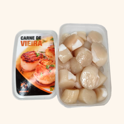 Carne de Vieira salvaje. 500gr. 12/14 unidades