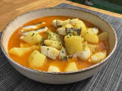 Bacalao Cola  desalado congelada