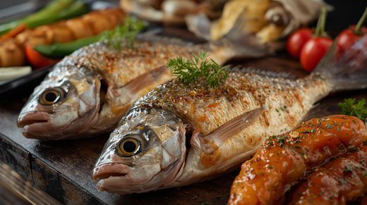 Dorada Limpia y Entera 2 unidades  en Neto 1.kg aprox
