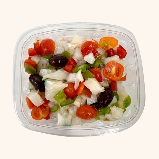 Esqueixada de Bacalao.