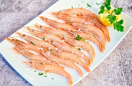 Gamba Blanca de Huelva Calidad Superior. 500GR