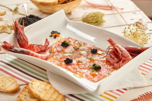 Gamba Roja de Huelva.  500 gr. A1 3 CARABELAS