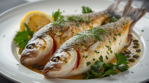 Lubina Nacional Limpia y Entera. 2 Unidades de 350gr aprox cada una