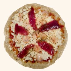 Pizza Artesana Atún y Gamba