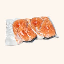 Salmón Rodajas . 2 unidades de 150gr c/ u