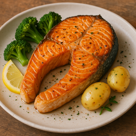 Salmon noruego 1 rodaja (150g aprox).