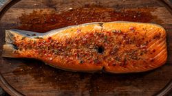 Salmón Ecologico Rage Label. lomo entero 1.5k aprox