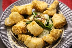 Taquitos de Bacalao al punto de Sal